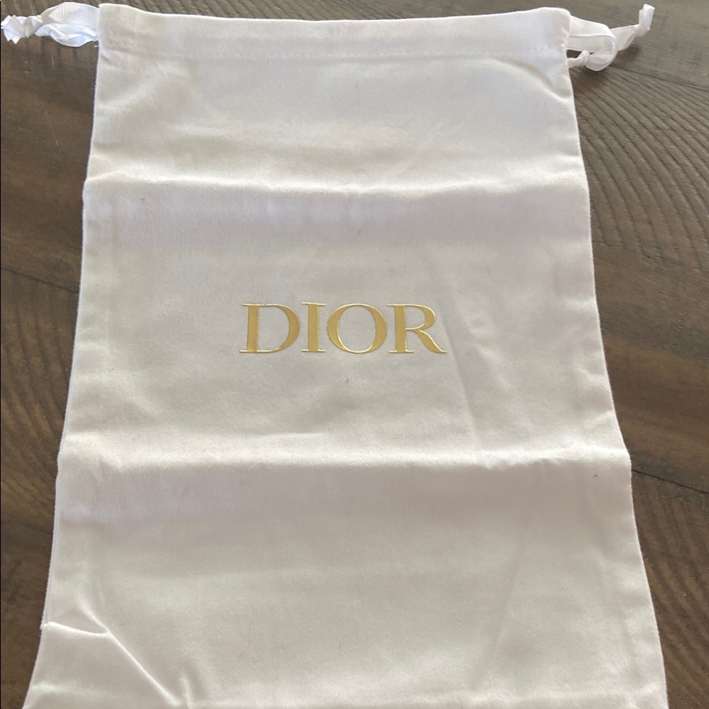 Dior Cream and Gold Luxury Pouch